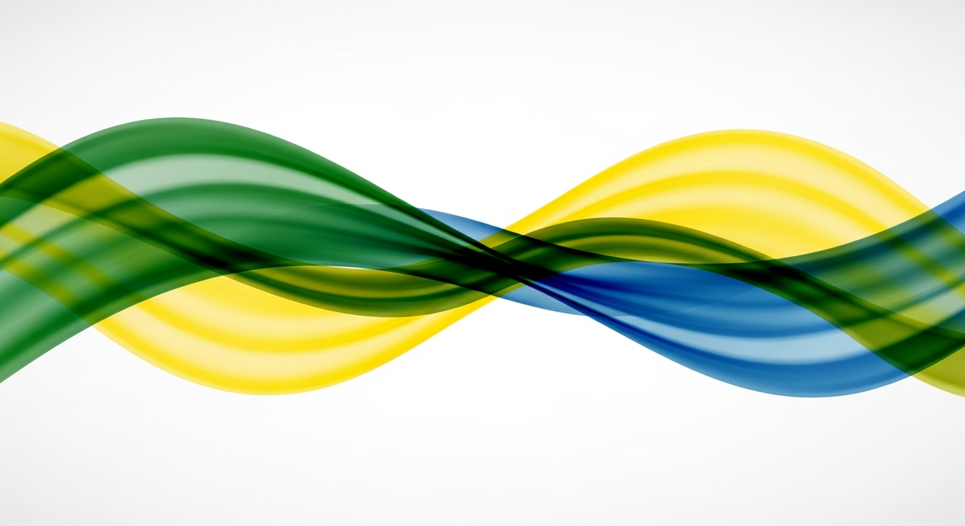 As cores da Marca Brasil: verde, amarelo e azul