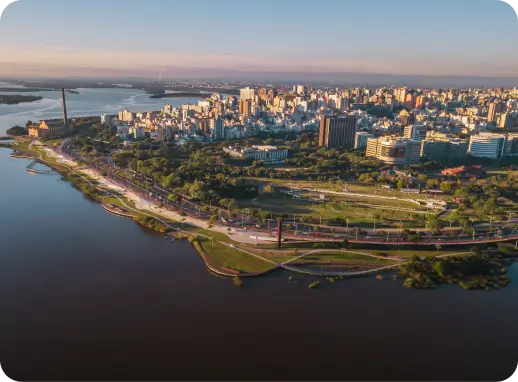 Porto Alegre, one of the host cities for the 2027 Women's World Football Tournament in Brazil