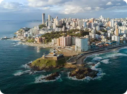 Salvador, one of the host cities for the 2027 Women's World Football Tournament in Brazil